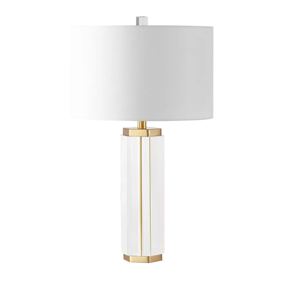 Safavieh Couture Roshan Crystal Table Lamp - Clear/Gold