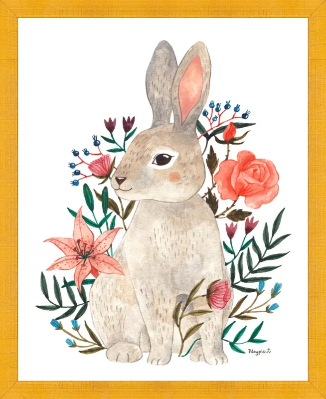 Rabbit by Ploypisut for Artfully Walls