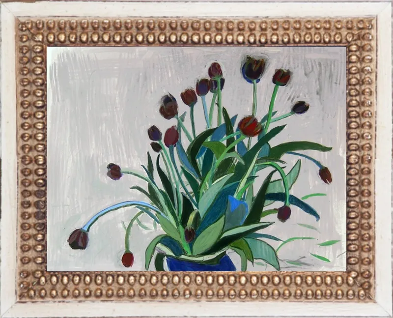 queen of the night tulip by Liz Innvar for Artfully Walls