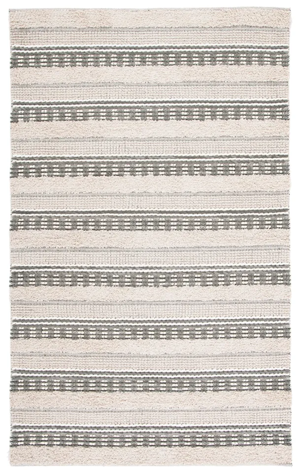 Safavieh Couture Natura Collection Hand Woven Area Rug, Beige / Grey, 5' x 8'