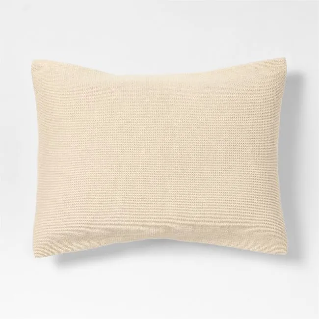 Scoop Undyed 100% Organic Cotton Gauze Kids Pillow Sham