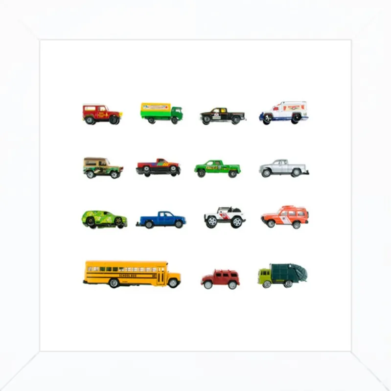 Vintage Toy Trucks by Jennifer Steen Booher for Artfully Walls