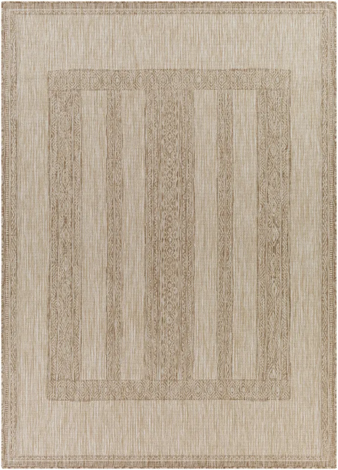 Tuareg Beige Outdoor 9'2" x 12' Machine Woven Rug