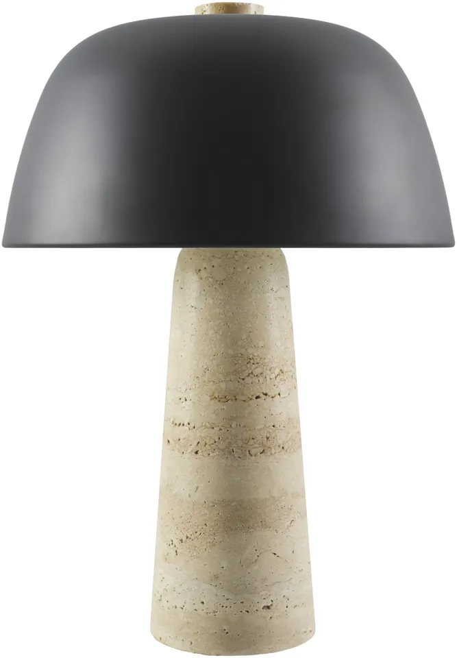 Fes  Natural 16"H x 11"W x 11"D Accent Table Lamp