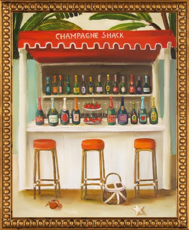 Champagne Shack by Janet Hill for Artfully Walls