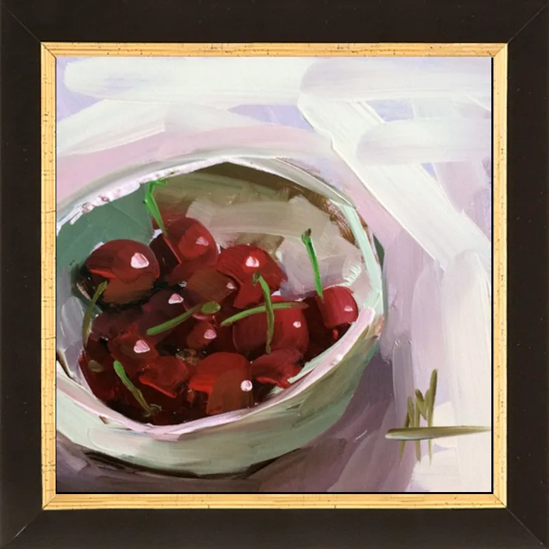 bowl of cherries no. 7 by Angela Moulton for Artfully Walls