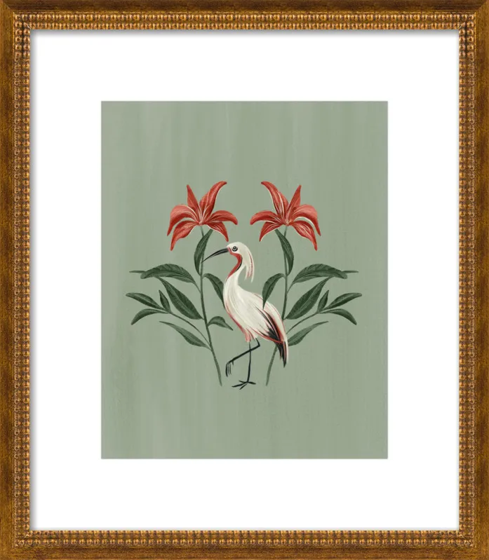 Tropical Crane by Nancy Noreth for Artfully Walls