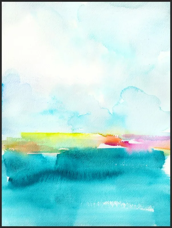 Oceanscape II by Christine Lindstrom for Artfully Walls