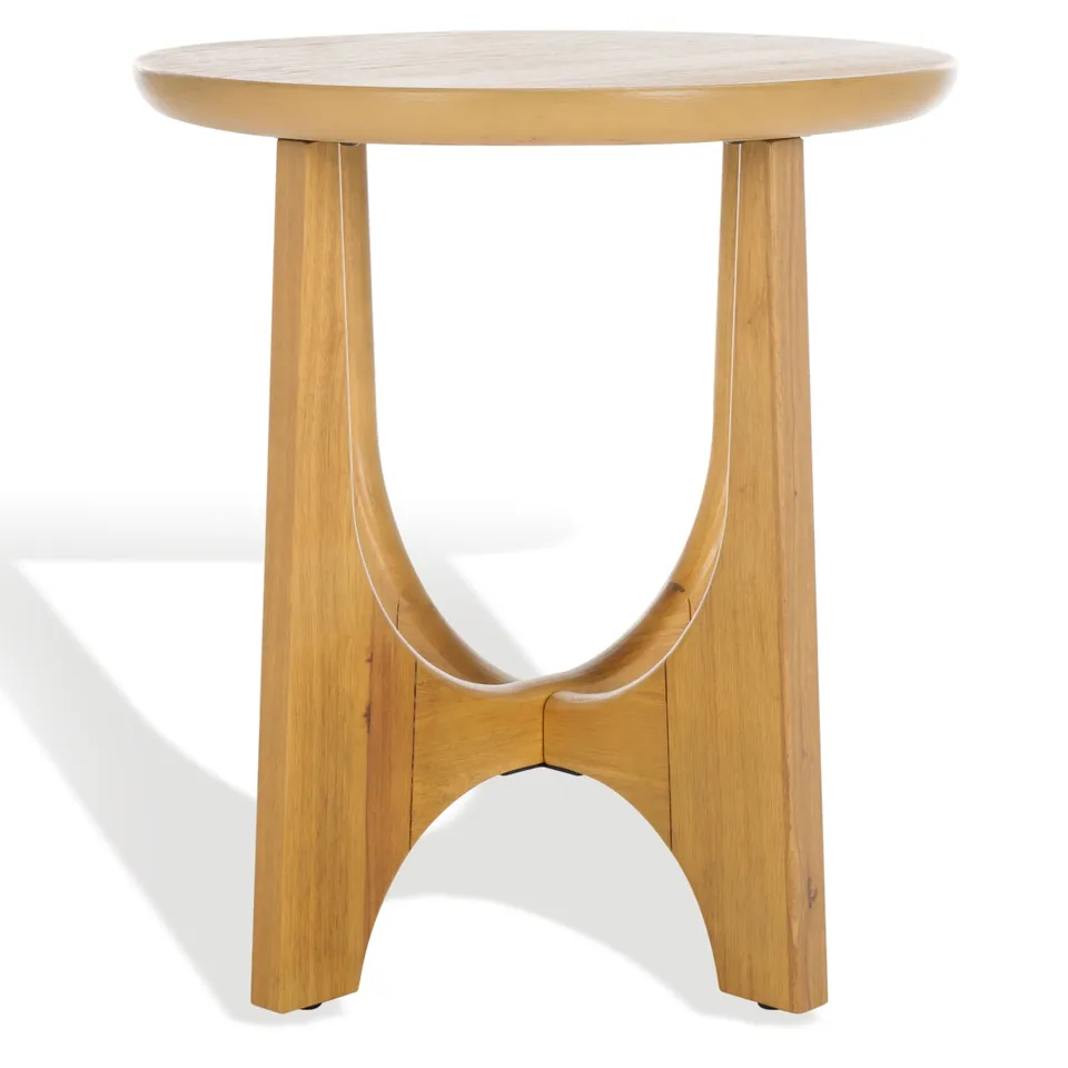 Sasha Wood Accent Table - Natural