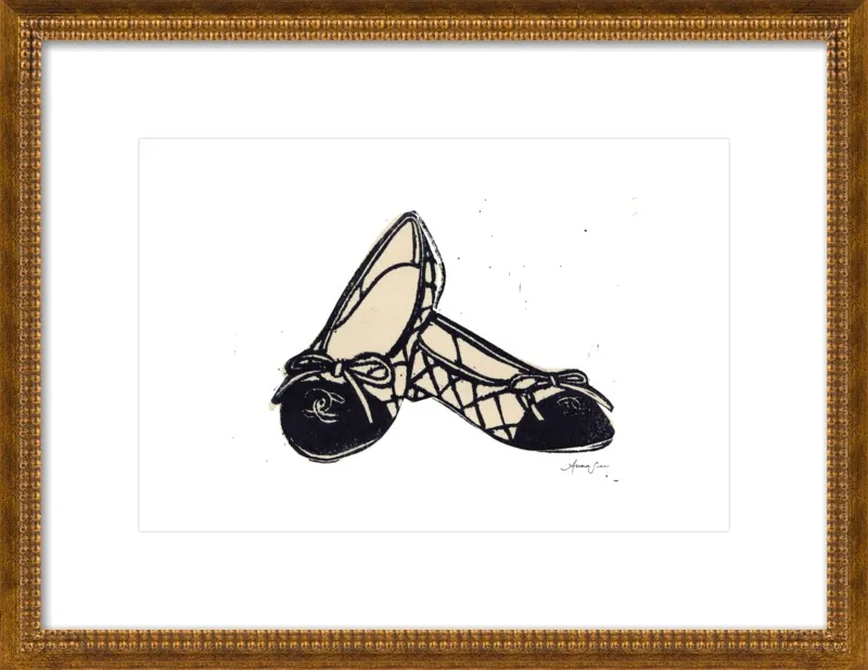 Chanel Ballet Flats by Anna See for Artfully Walls