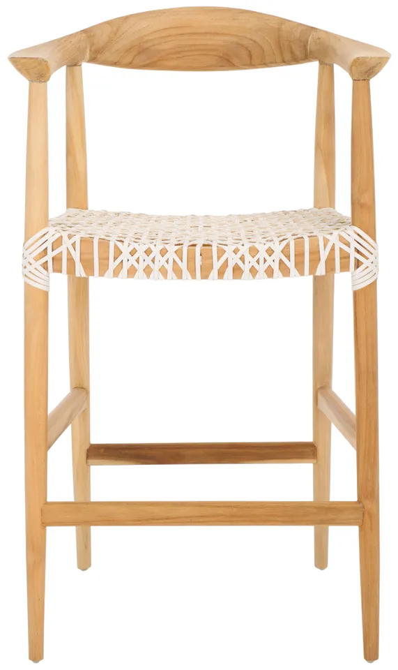 Bandelier Counter Stool - Natural / White