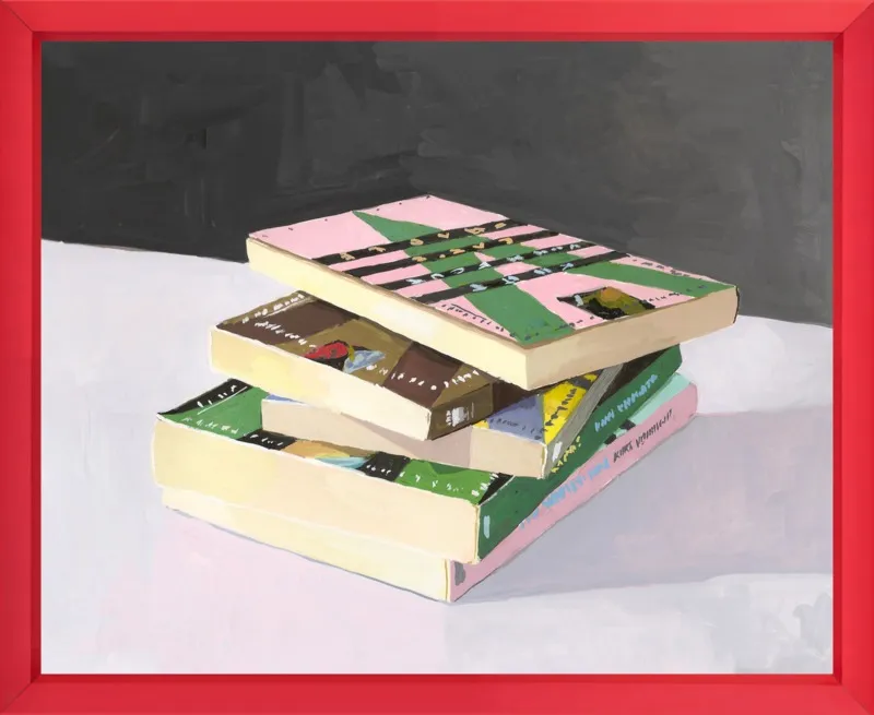 Vonnegut Stack by Elizabeth Mayville for Artfully Walls