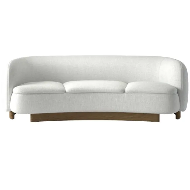 Muir 90" Curved Sofa Elliot Dove