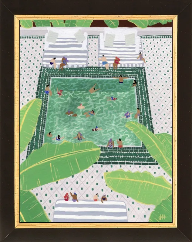 Green Riad by Joanne Ho for Artfully Walls