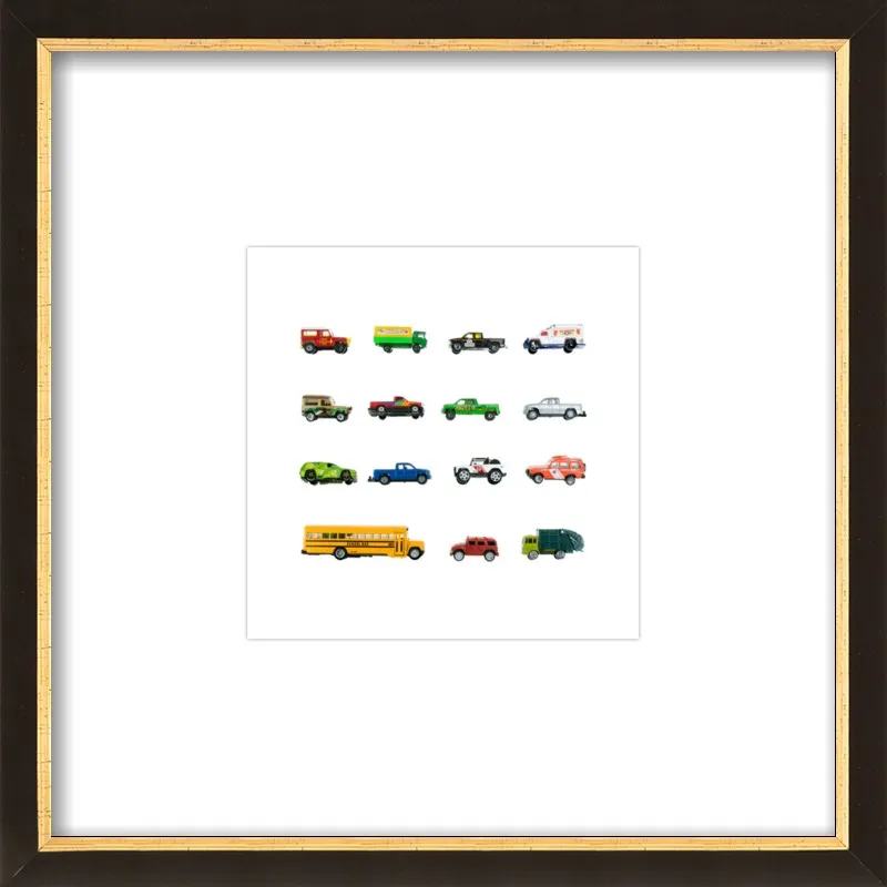 Vintage Toy Trucks by Jennifer Steen Booher for Artfully Walls