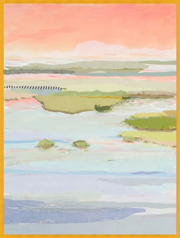 Marsh Blush West by Karin Olah for Artfully Walls