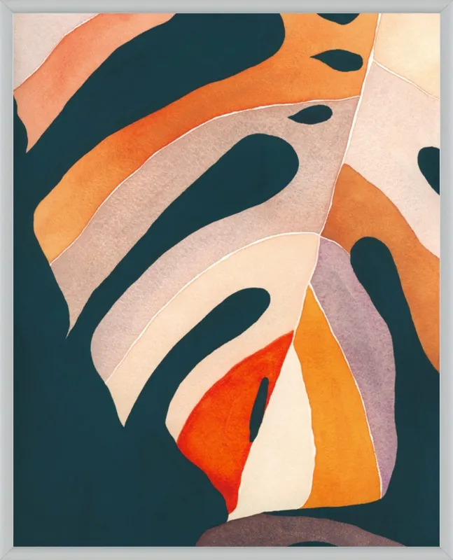 Rainbow Monstera by Emily Grady Dodge for Artfully Walls
