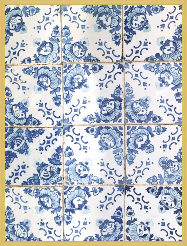 Azulejos by Ingrid Beddoes for Artfully Walls