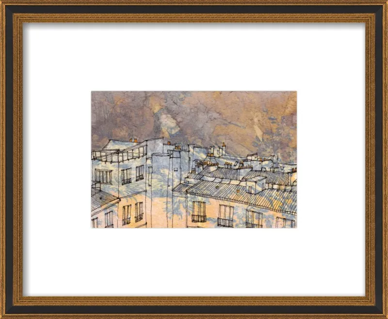 Jane & Serge in Paris by Misato Suzuki for Artfully Walls