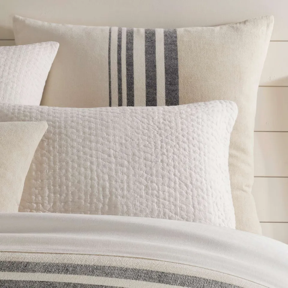 Linen Chenille Stripe Sham