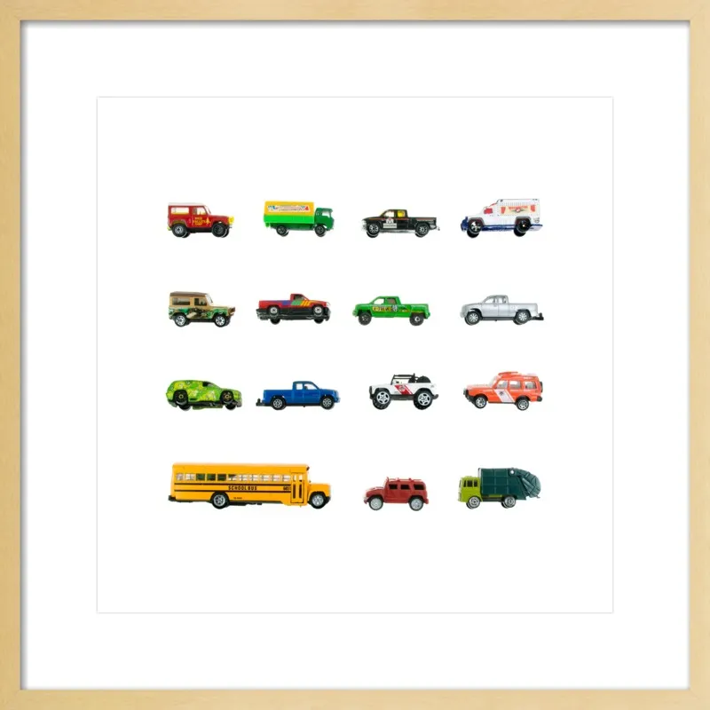 Vintage Toy Trucks by Jennifer Steen Booher for Artfully Walls