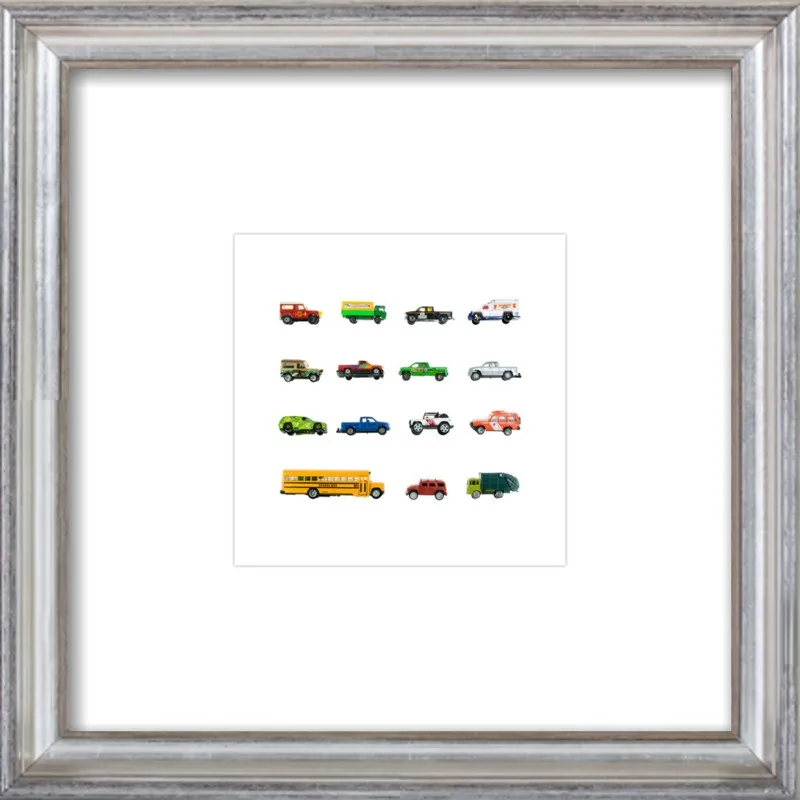 Vintage Toy Trucks by Jennifer Steen Booher for Artfully Walls