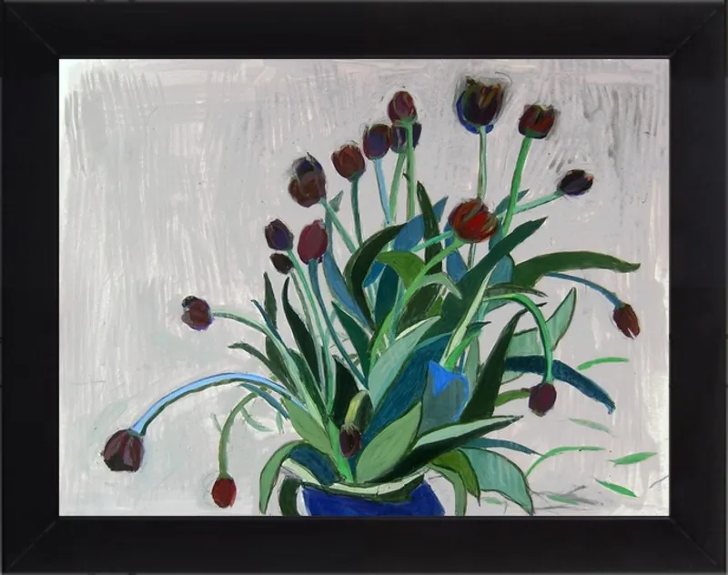 queen of the night tulip by Liz Innvar for Artfully Walls