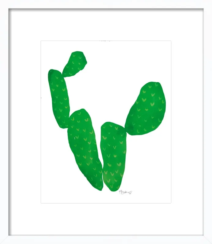 Green Cacti by Kate Roebuck for Artfully Walls