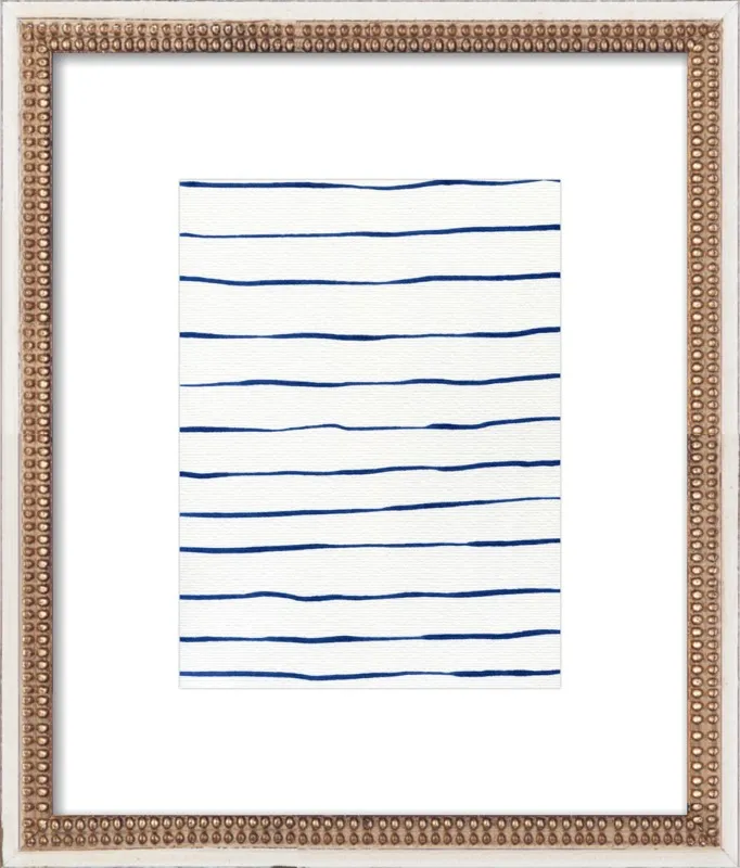 Blue Stripes by Georgiana Paraschiv for Artfully Walls