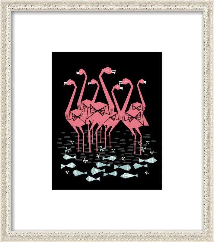Flamingos by Andrea Lauren for Artfully Walls