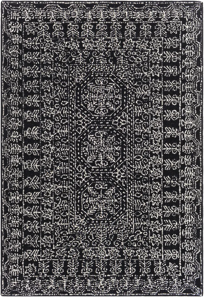 Corfu Black Indoor 2' x 3' Handmade Rug