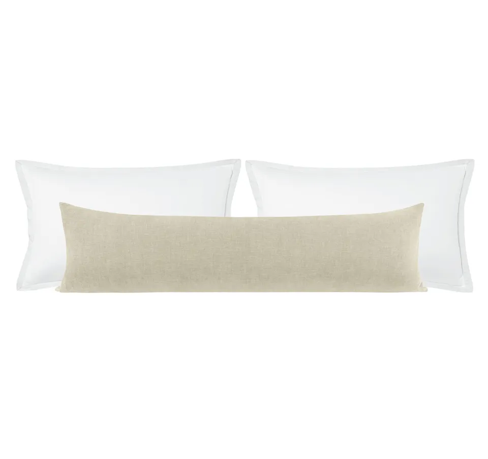 THE XL LUMBAR :: SIGNATURE CHENILLE // MARBLE - SWATCH 4" X 4"