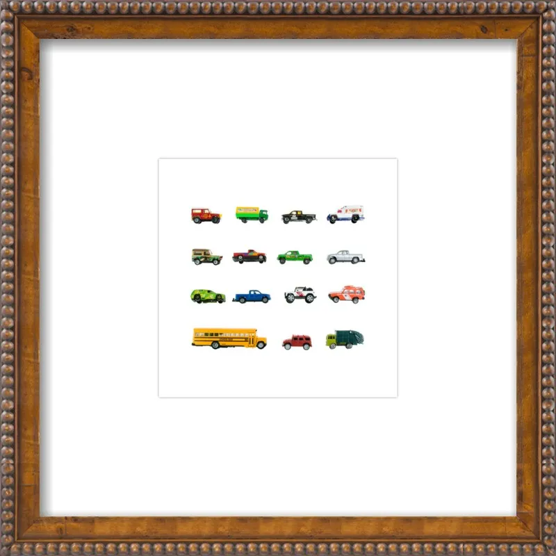 Vintage Toy Trucks by Jennifer Steen Booher for Artfully Walls