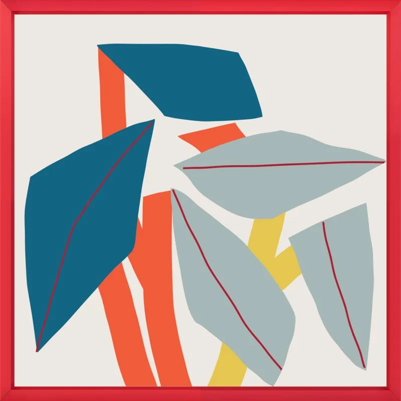Colourful leaves by Jessica Nielsen for Artfully Walls