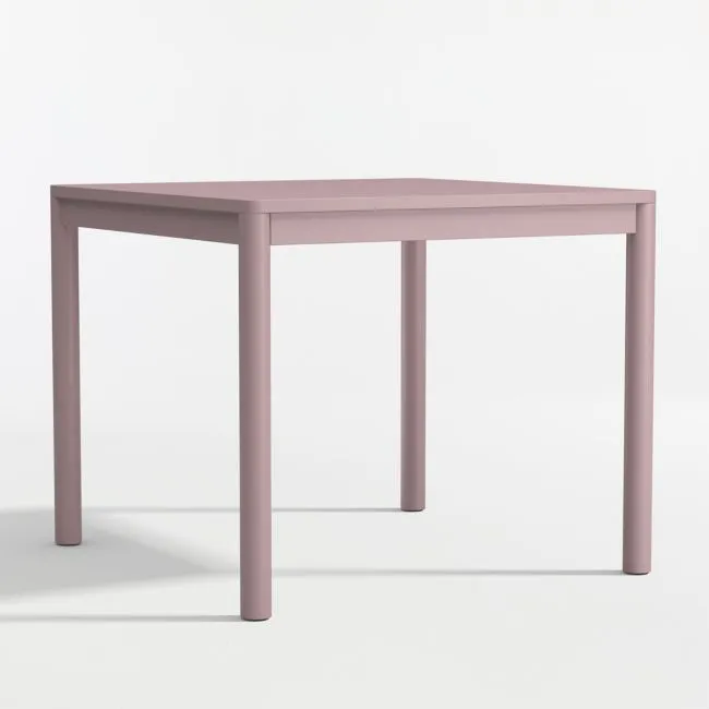 Classic Violet Purple Wood Kids Play Table