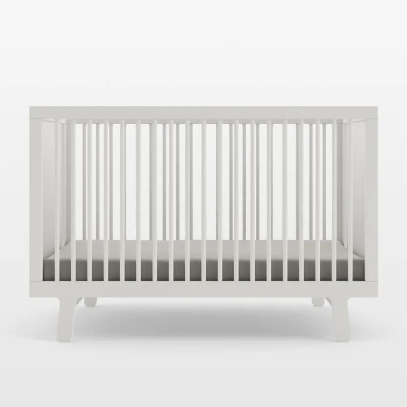 Oeuf Sparrow White Wood Convertible Crib