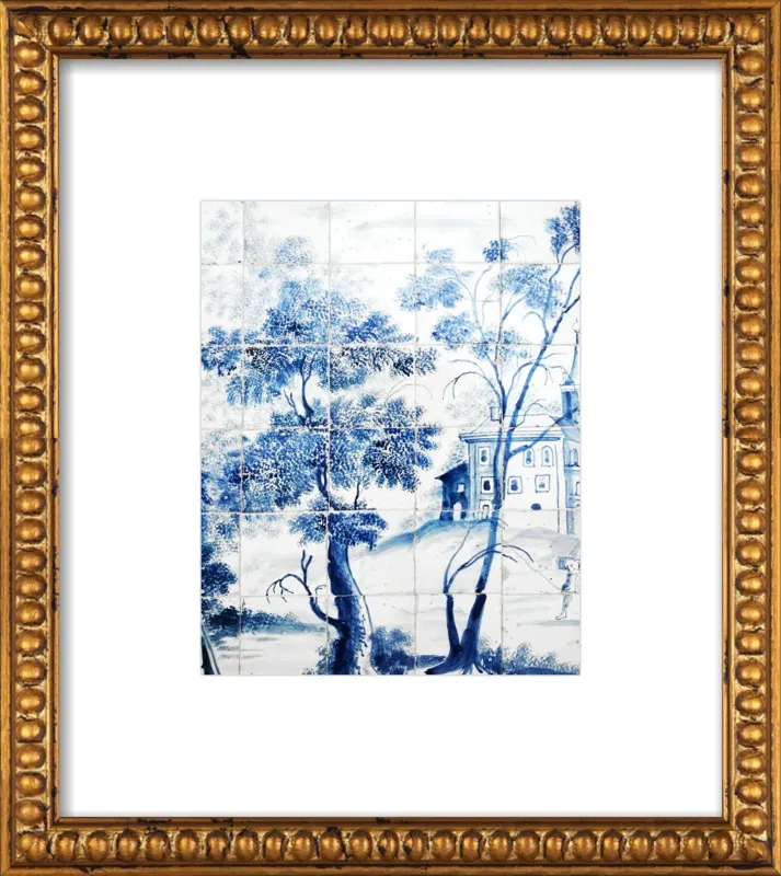 Lisbon Blue Tiles Two by Lupen Grainne for Artfully Walls