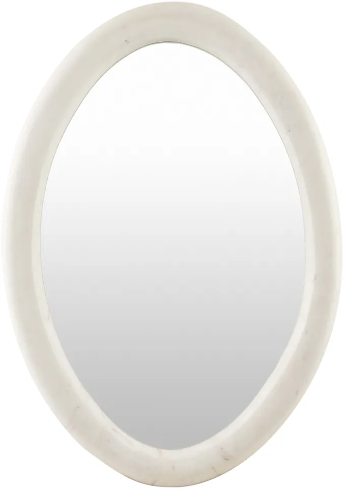 Araminta Ivory 18"H x 28"W x 3"D Accent Mirror