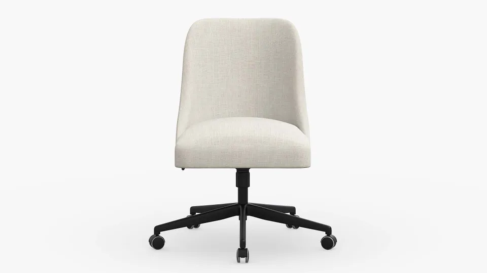 Tailored Task Chair, Talc Everyday Linen