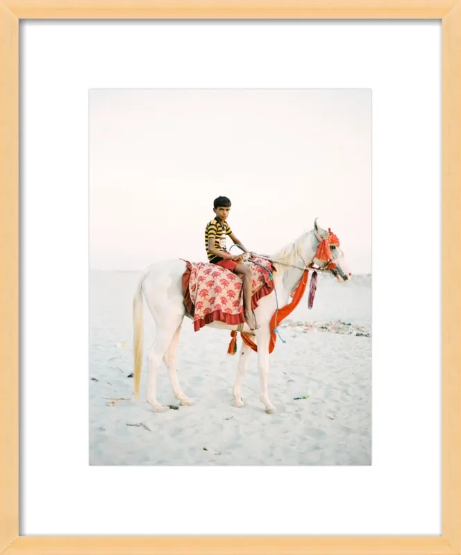 Boy on Horse by Andrew Jacona for Artfully Walls