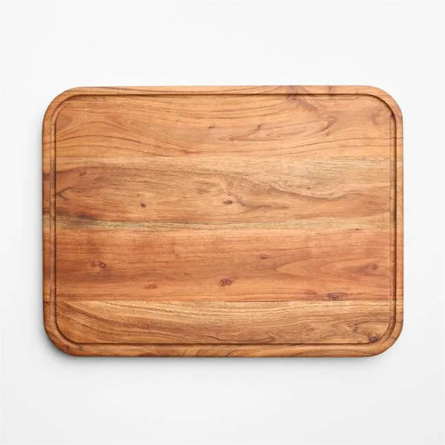 Bradwell Acacia Wood Rounded Edge 20''x15'' Cutting Board
