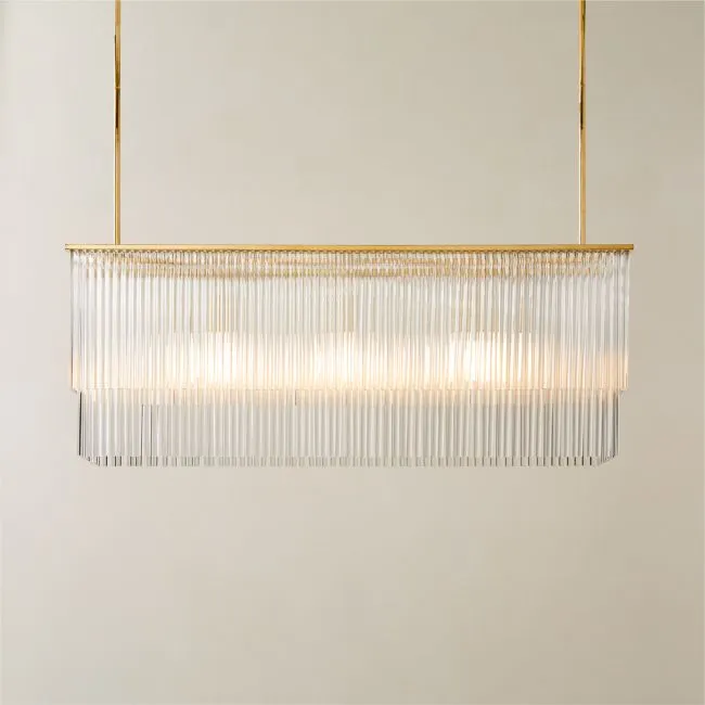 Stellar 2-Tier Glass Chandelier Light