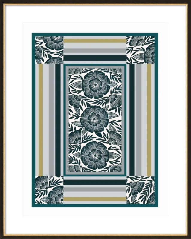 Botanical Frame 1 by Katharine Watson for Artfully Walls