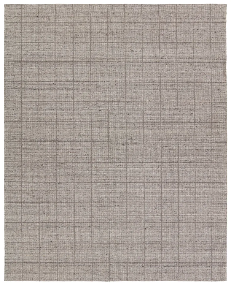 Club Handmade Striped Gray/ Taupe Area Rug (5'X8')