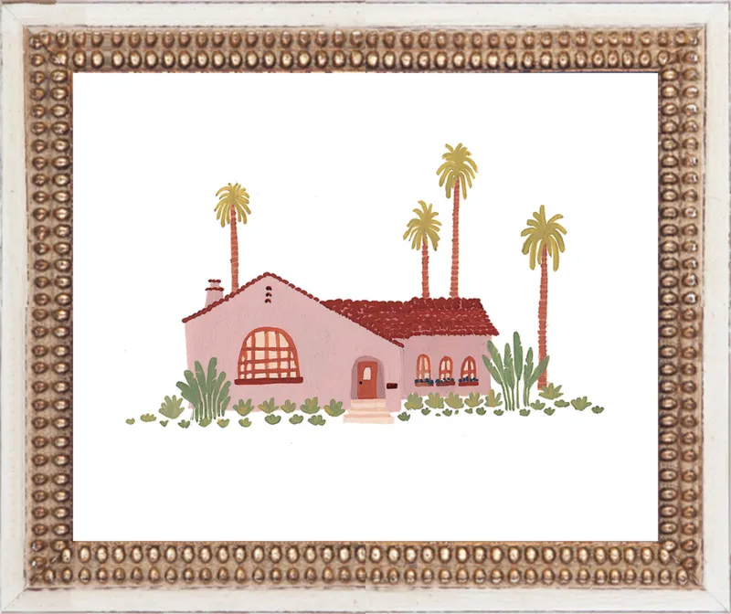 Pink Bungalow by Taylor Ann for Artfully Walls