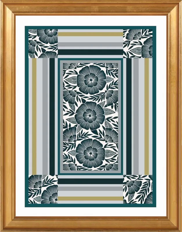 Botanical Frame 1 by Katharine Watson for Artfully Walls