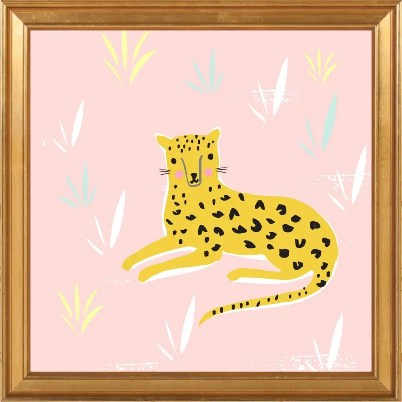 Little Amur Leopard by Lizzie Mackay for Artfully Walls