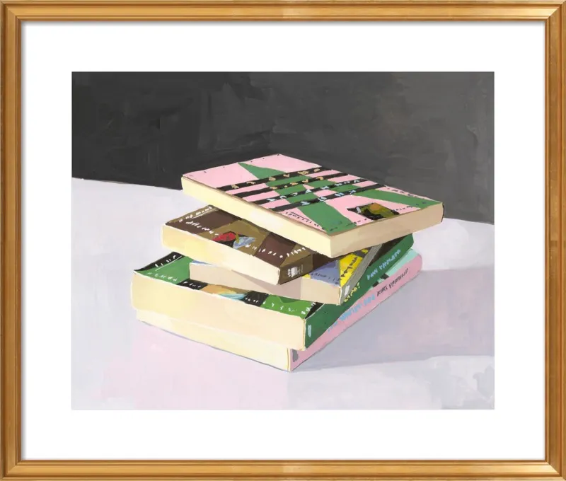 Vonnegut Stack by Elizabeth Mayville for Artfully Walls