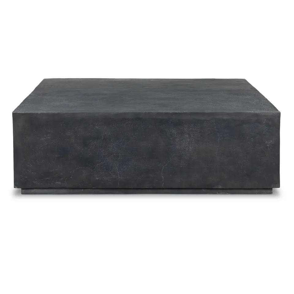 Graso Outdoor Square Coffee Table - Aged Grey