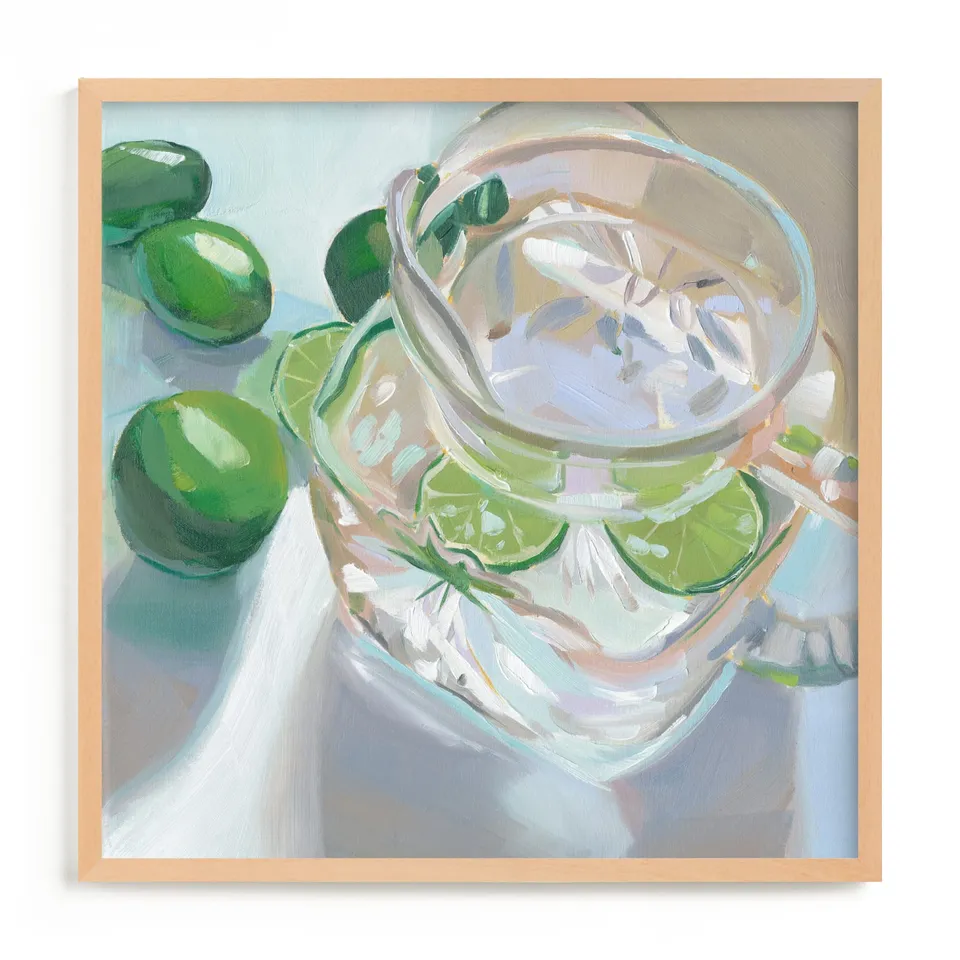 Cut Glass And Limes Limited Edition Fine Art Print